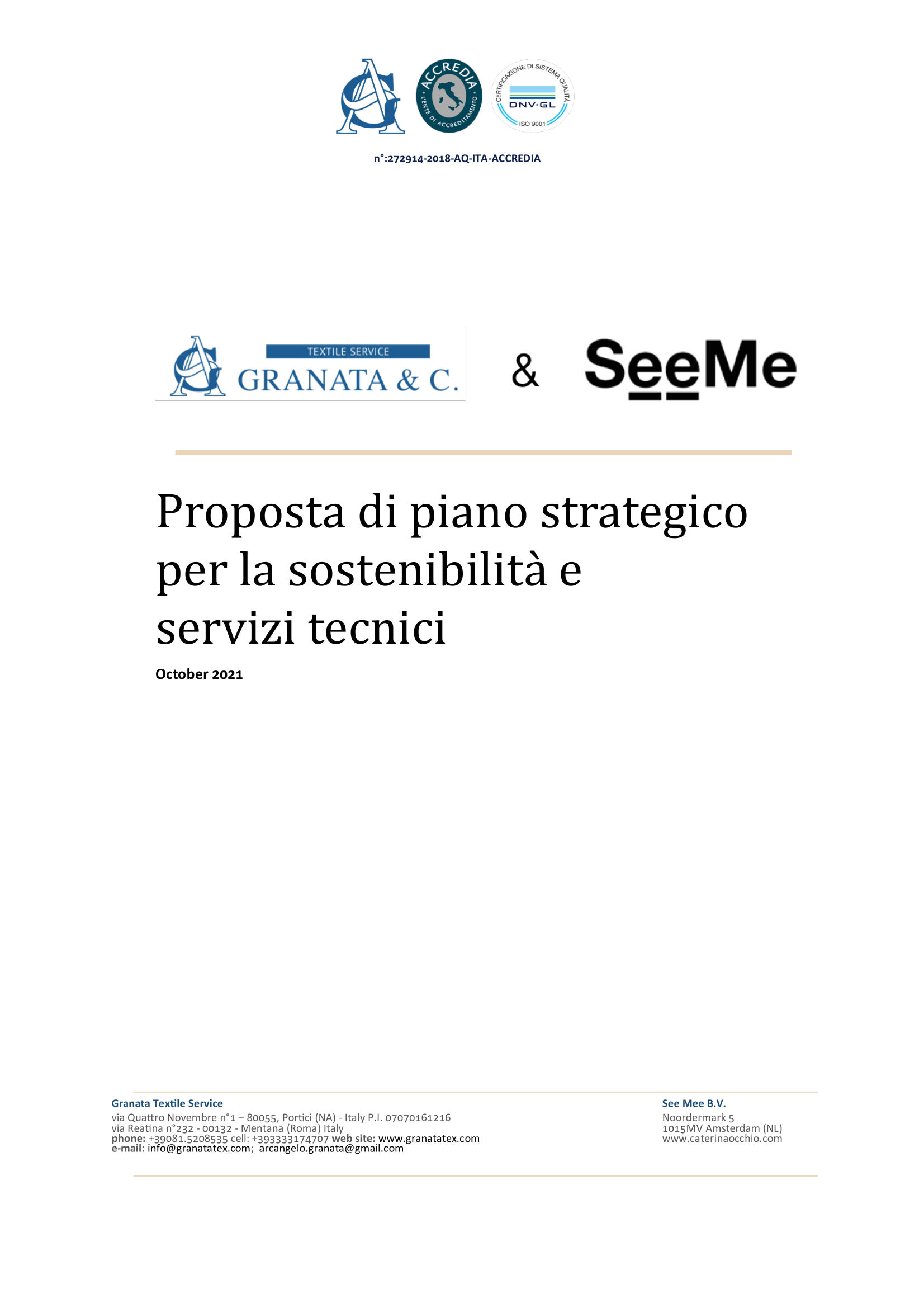 Draft proposal CSR - IT-01