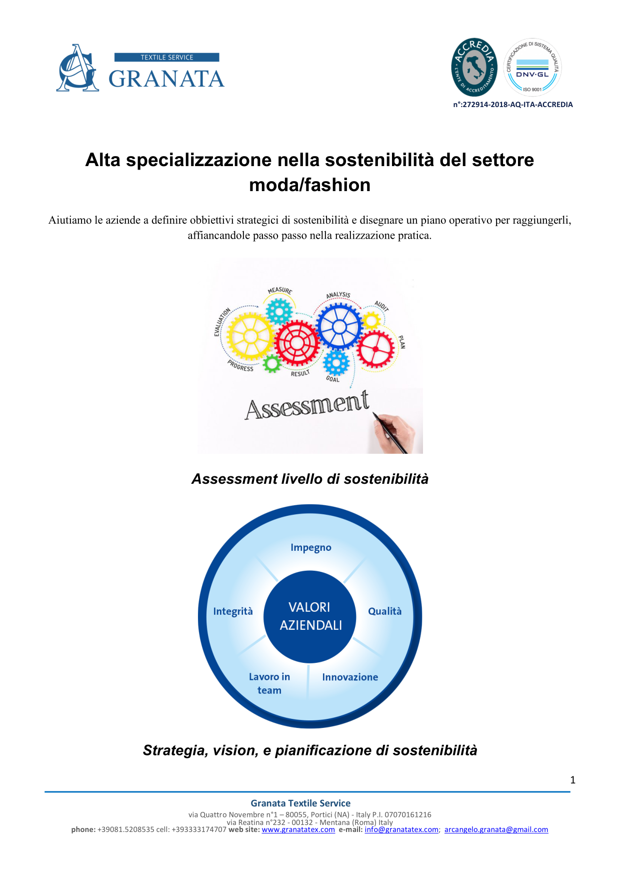 assesment sostenibilità
